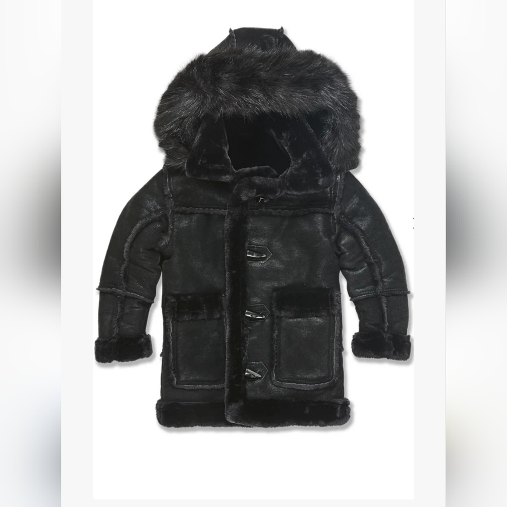 JORDAN CRAIG BLACK LABEL KIDS DENALI FAUX SHEARLING COAT NWT SZ 5 TODDLER
